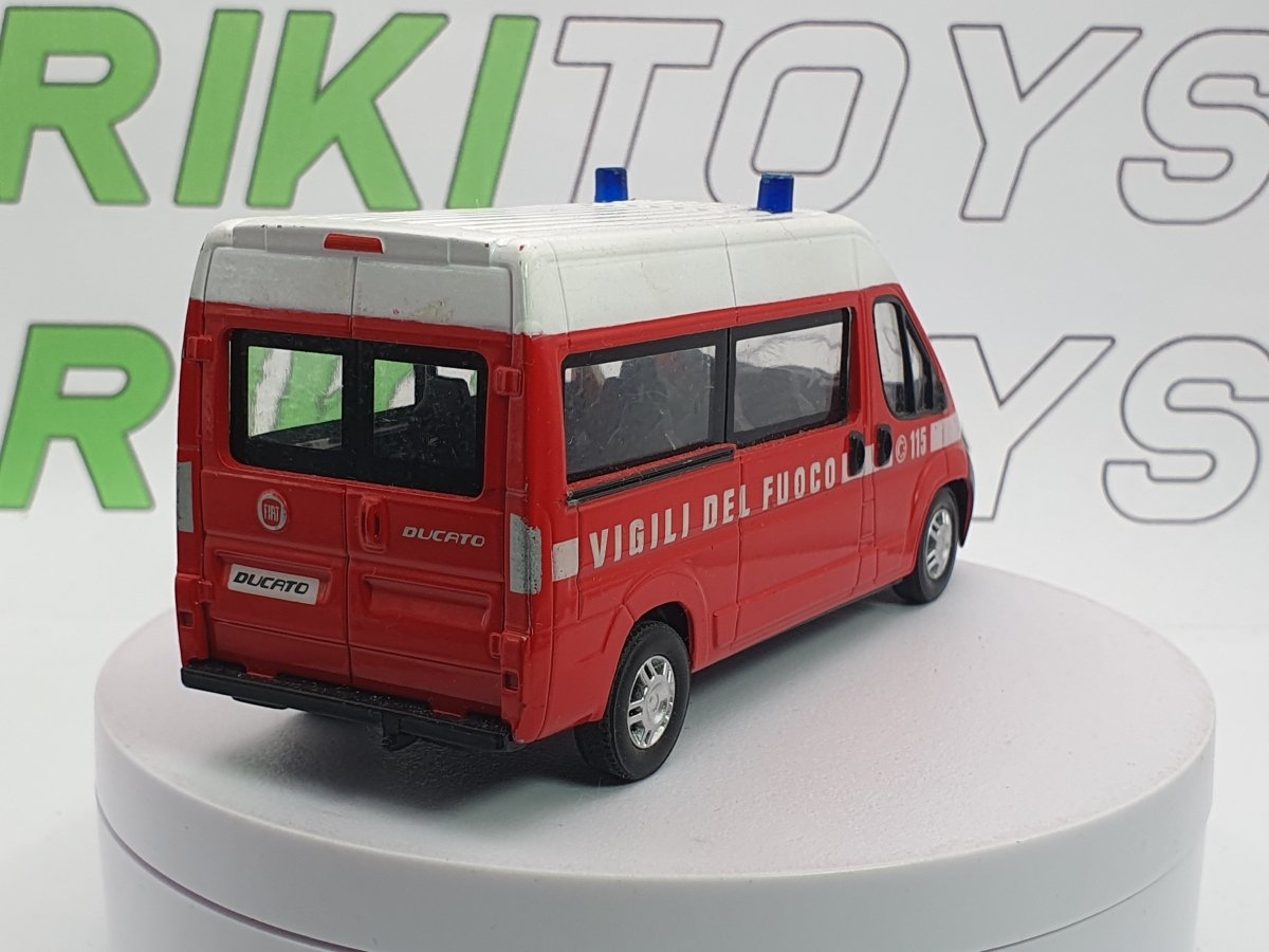 Fiat Ducato Bus Motorama 1/43 Rosso - RikiToys - Motorama