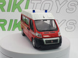 Fiat Ducato Bus Motorama 1/43 Rosso - RikiToys - Motorama