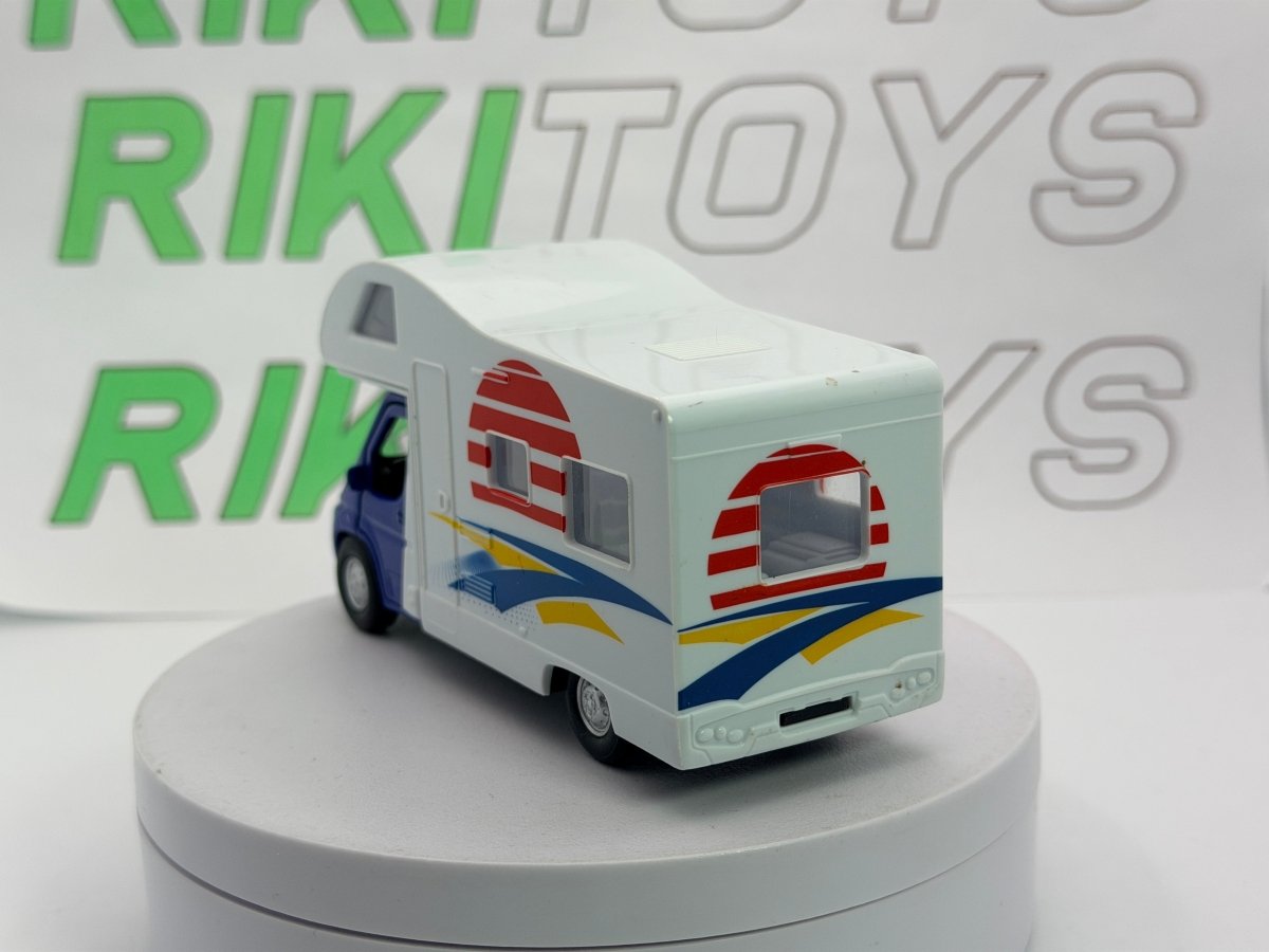 Fiat Ducato camper Welly 1/45 Blu - RikiToys - Welly