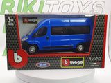 Fiat Ducato Minibus Burago 1/43 Blu - RikiToys - Burago
