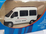 Fiat Ducato Minibus Majorette 1/50 Bianco 2006 - RikiToys - Majorette