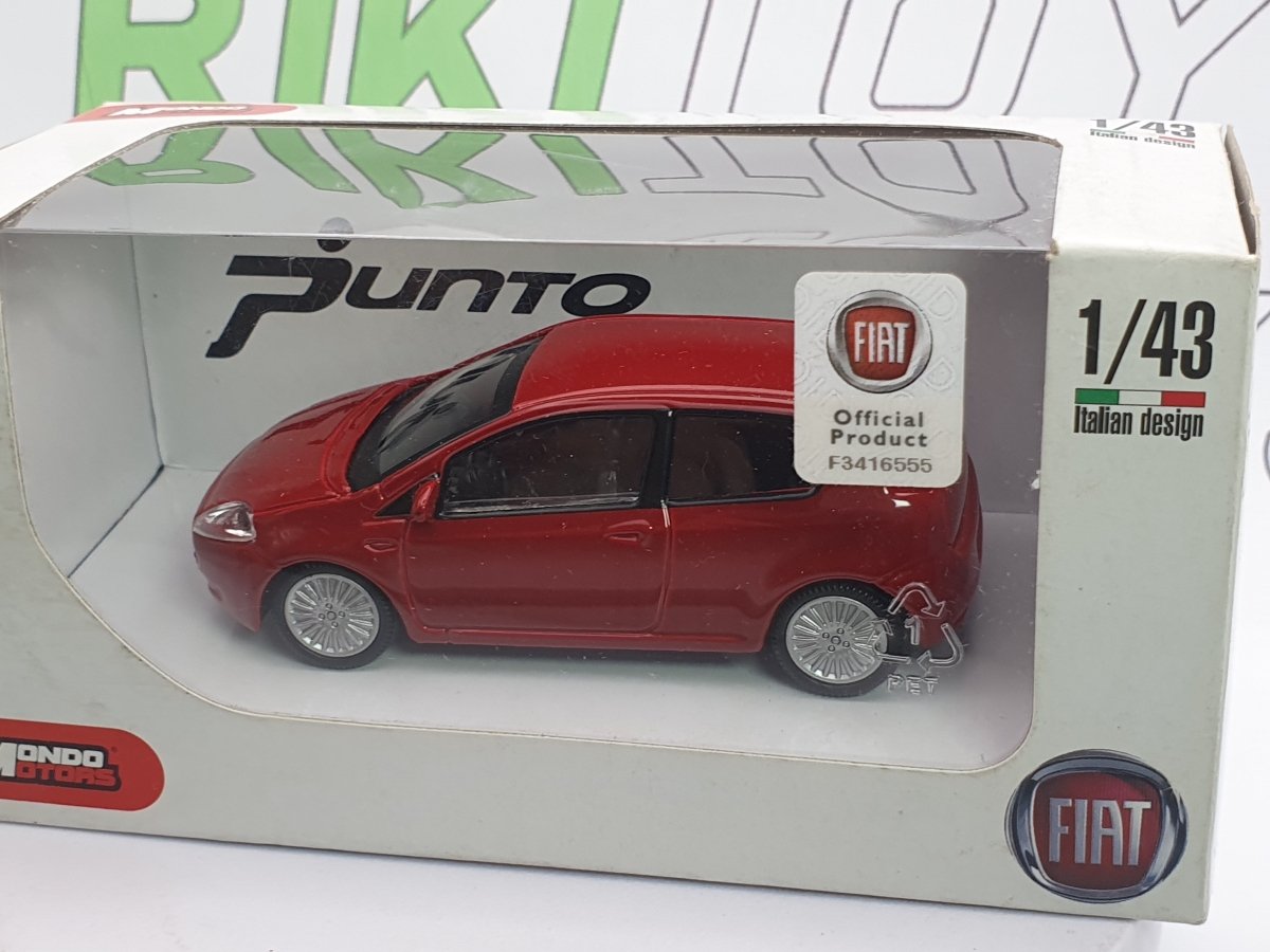 Fiat Grande Punto Mondo Motors 1/43 Rosso - RikiToys - Mondo Motors