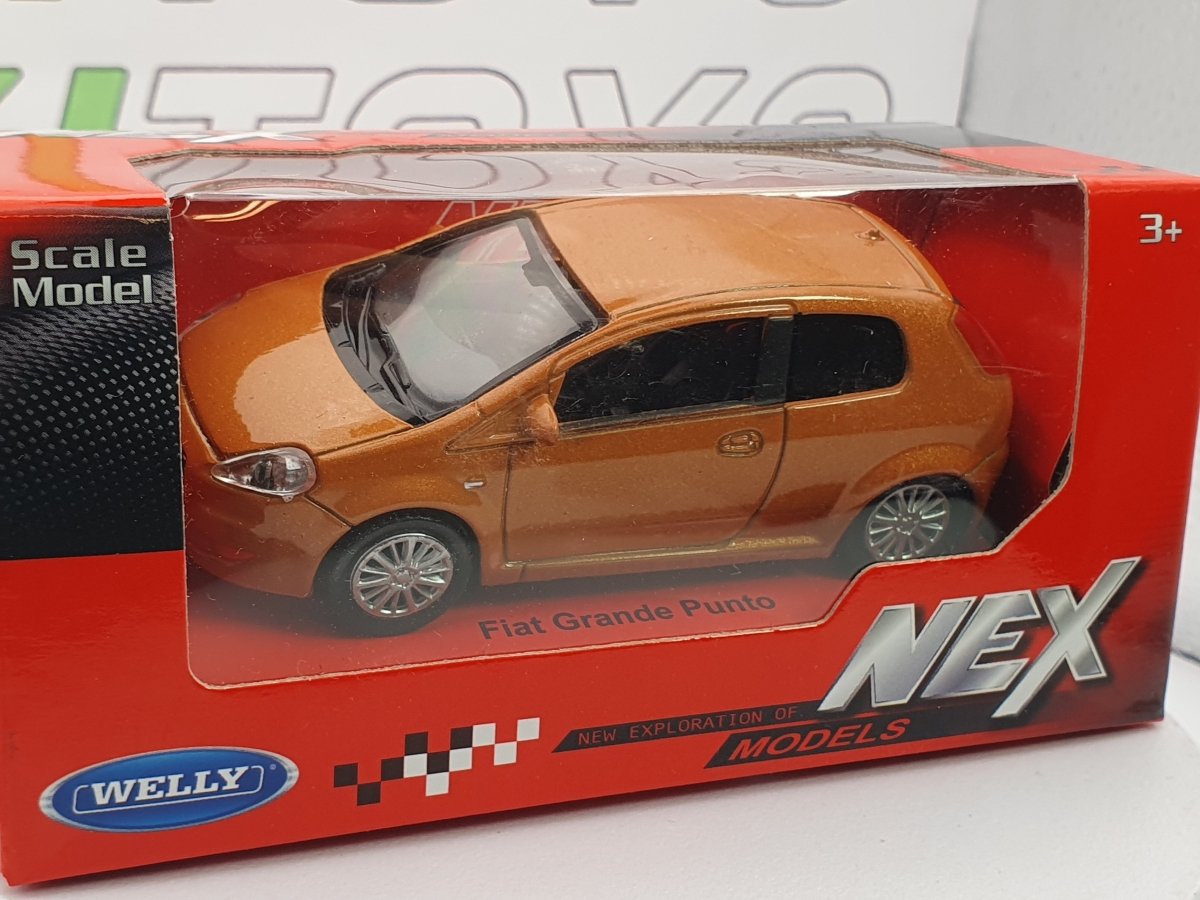 Fiat Grande Punto Welly 1/43 Arancione 2006 - RikiToys - Welly