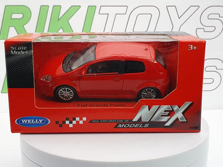 Fiat Grande Punto Welly 1/43 Rosso - RikiToys - Welly#