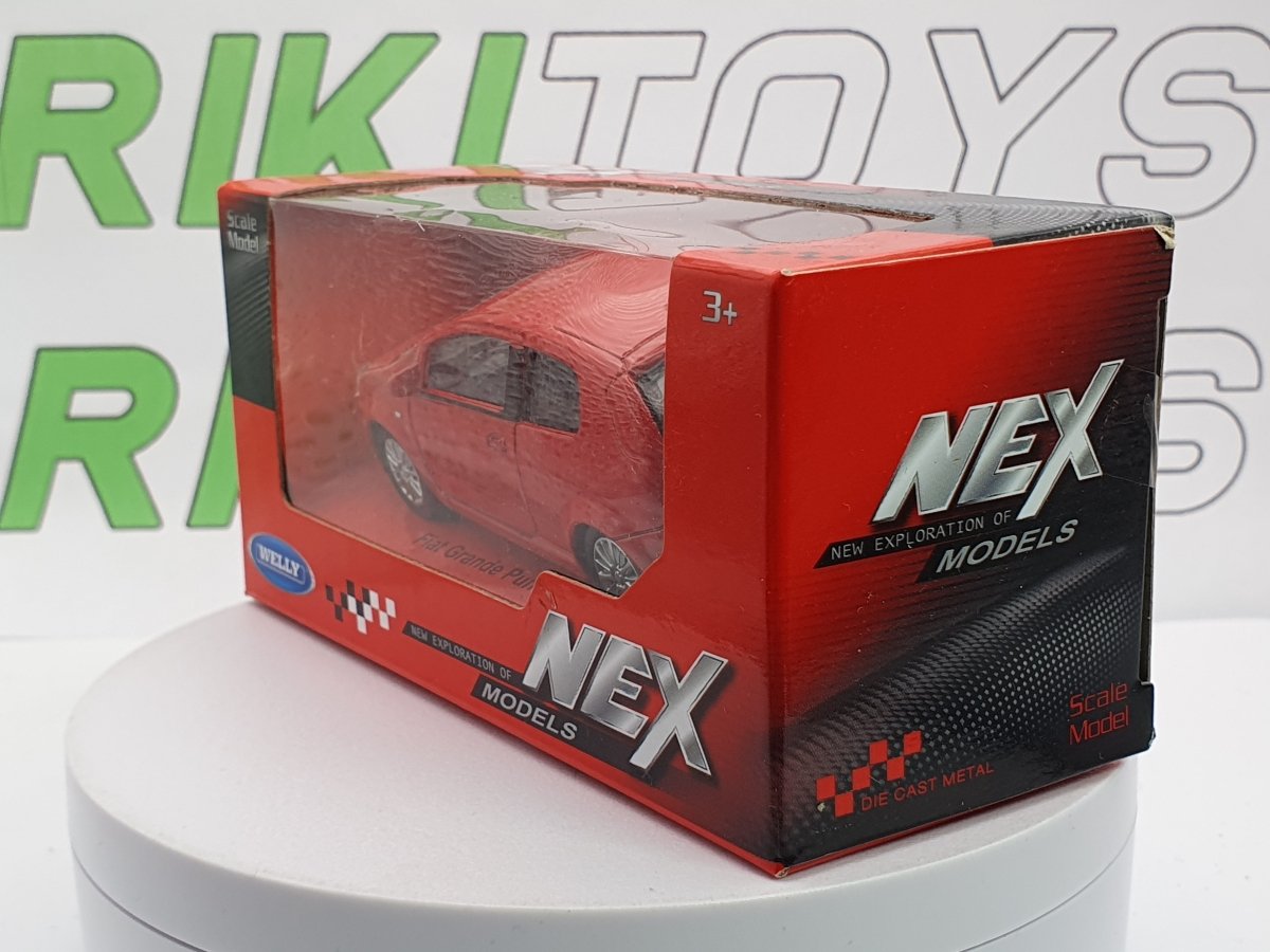 Fiat Grande Punto Welly 1/43 Rosso - RikiToys - Welly#