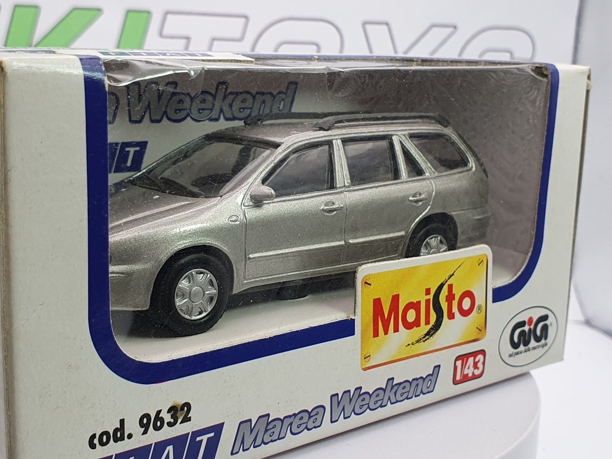 Fiat Marea Weekend Maisto 1/43 Argento 1996 - RikiToys - Maisto#