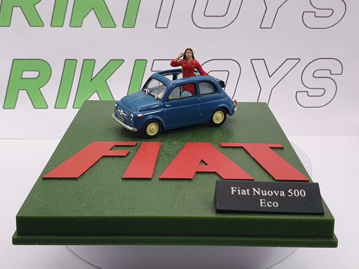 Fiat Nuova 500 Universal Hobbies 1/43 Blu 1957 - RikiToys - Universal Hobbies
