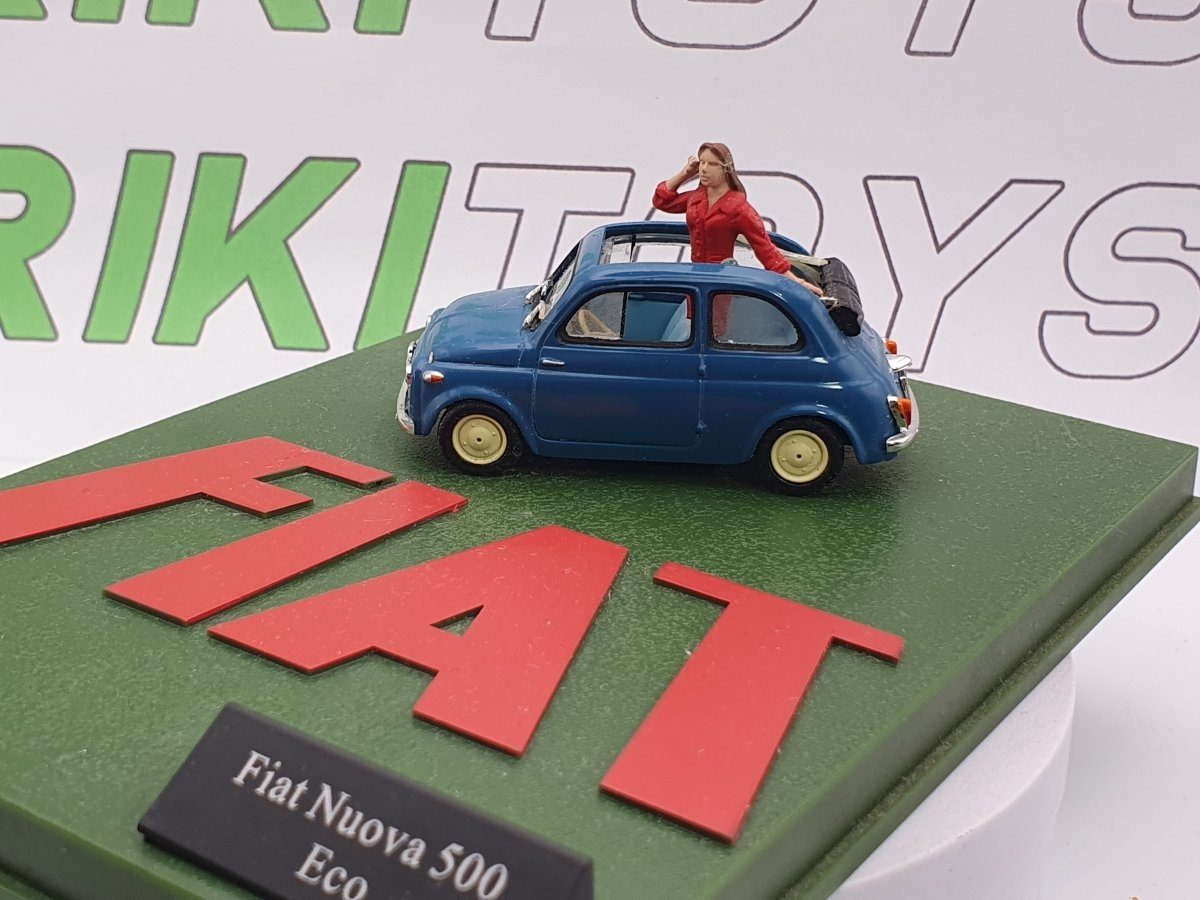Fiat Nuova 500 Universal Hobbies 1/43 Blu 1957 - RikiToys - Universal Hobbies