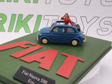 Fiat Nuova 500 Universal Hobbies 1/43 Blu 1957 - RikiToys - Universal Hobbies
