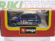 Fiat Panda 141 Rally Burago 1/43 Blu 1980 - RikiToys - Burago