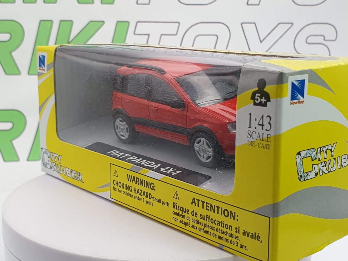 Fiat Panda 169 4X4 New Ray 1/43 Rosso 2004 - RikiToys - New Ray#