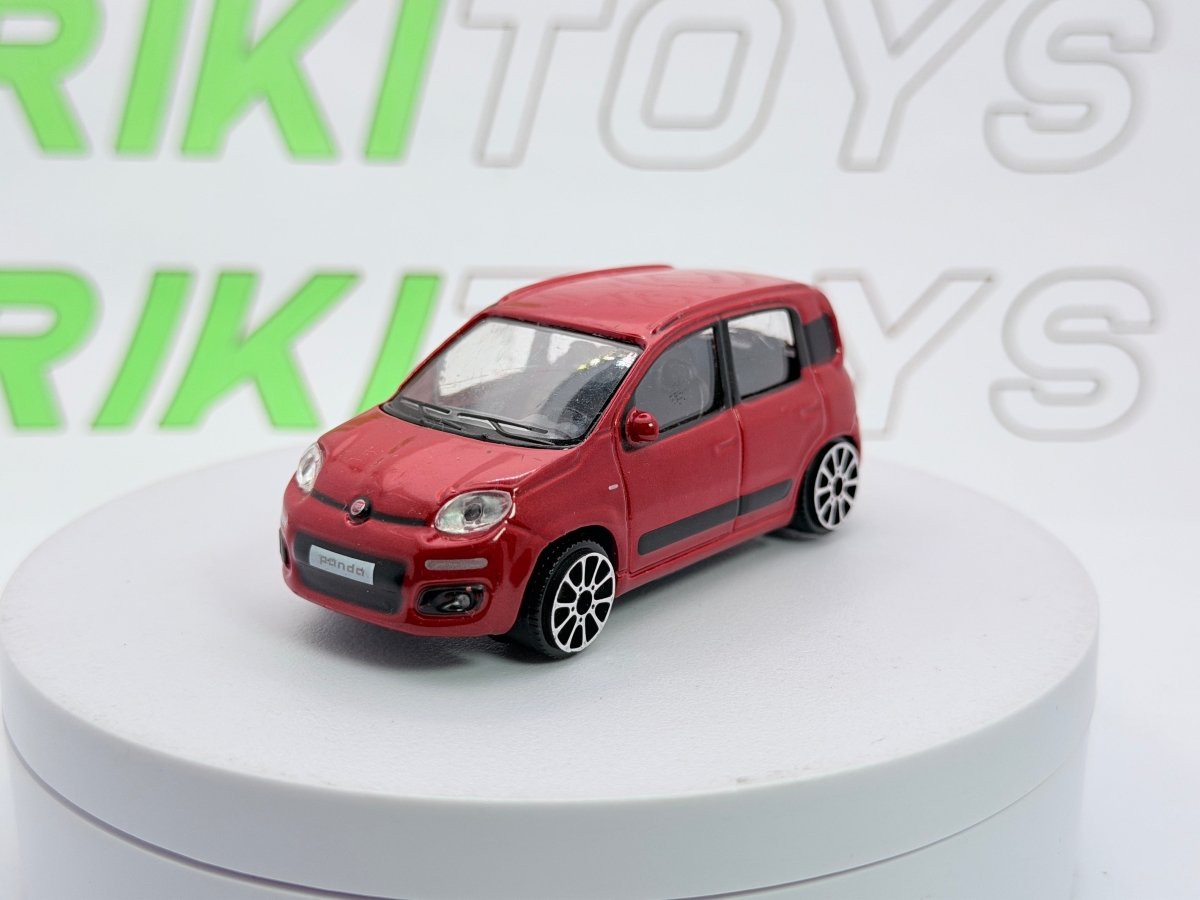 Fiat Panda 312 Burago 1/43 Rosso metallizzato 2012 - RikiToys - Burago