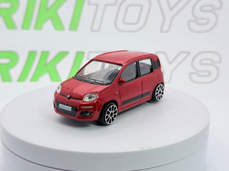 Fiat Panda 312 Burago 1/43 Rosso metallizzato 2012 - RikiToys - Burago