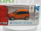 Fiat Panda 312 MondoMotors 1/43 Arancione 2012 - RikiToys - MondoMotors