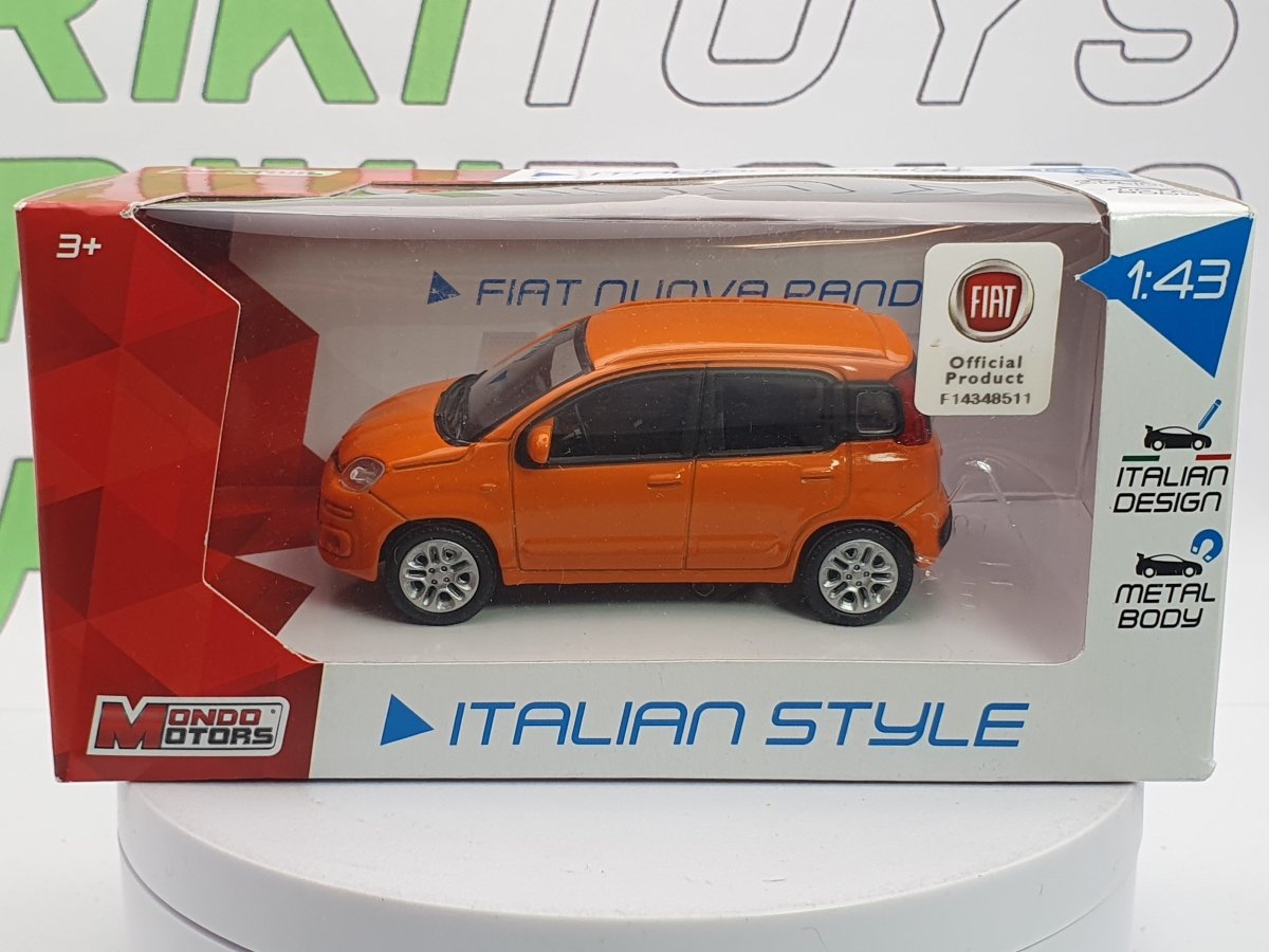 Fiat Panda 312 MondoMotors 1/43 Arancione 2012 - RikiToys - MondoMotors