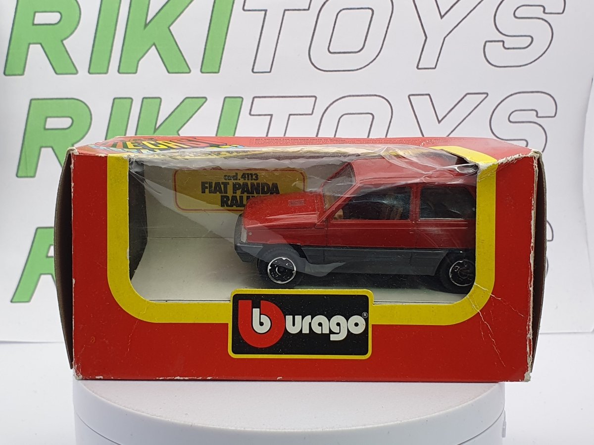 Fiat Panda Burago 1/43 Rosso 1980 - RikiToys - Burago