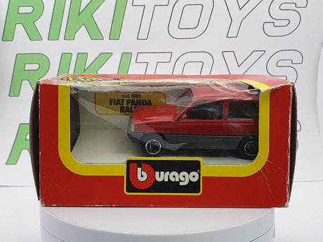Fiat Panda Burago 1/43 Rosso 1980 - RikiToys - Burago