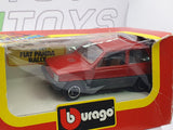 Fiat Panda Burago 1/43 Rosso 1980 - RikiToys - Burago