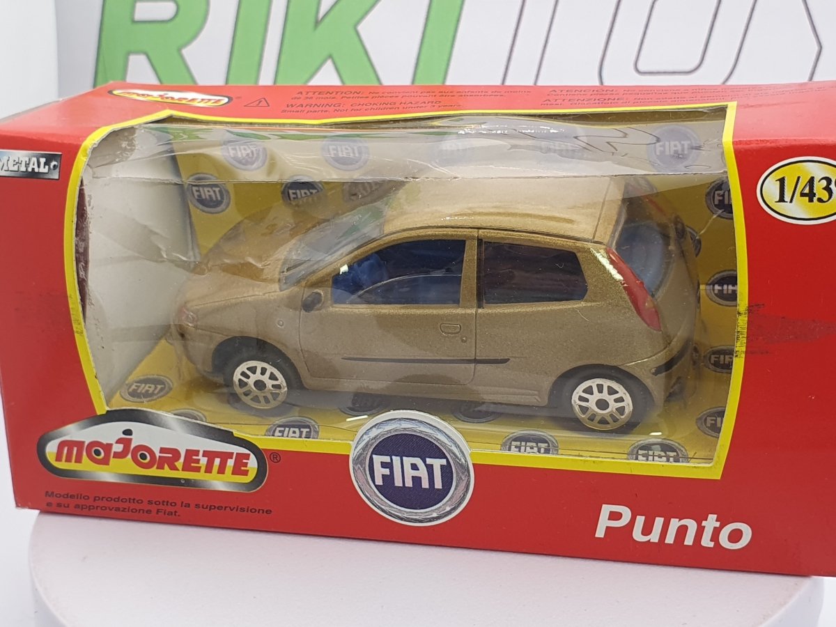 Fiat Punto 3p Majorette 1/43 Oro 1999 - RikiToys - Majorette