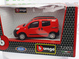 Fiat Qubo Promiscuo Burago 1/43 Rosso 2008 - RikiToys - Burago