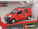 Fiat Qubo Promiscuo Burago 1/43 Rosso 2008 - RikiToys - Burago