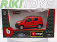 Fiat Qubo Promiscuo Burago 1/43 Rosso 2008 - RikiToys - Burago