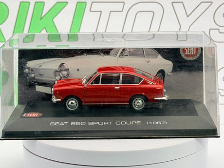 Fiat - Seat 850 Sport Coupé Edicola 1/43 Rosso - RikiToys - Edicola