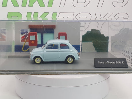 Fiat - Steyr Puch 500 D Universal Hobbies 1/43 Azzurro 1965 - RikiToys - Universal Hobbies