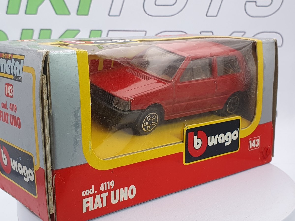 Fiat Uno Burago 1/43 Rosso 1983 - RikiToys - Burago