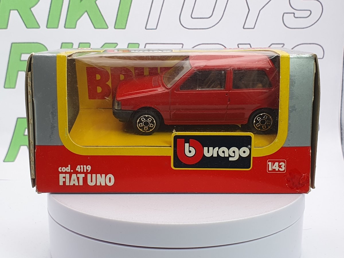 Fiat Uno Burago 1/43 Rosso 1983 - RikiToys - Burago