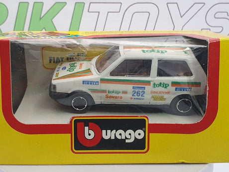 Fiat Uno Totip Burago 1/43 Bianco 1983 - RikiToys - Burago