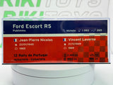 Ford Escort MK2 Edicola 1/43 Bianco - RikiToys - Edicola