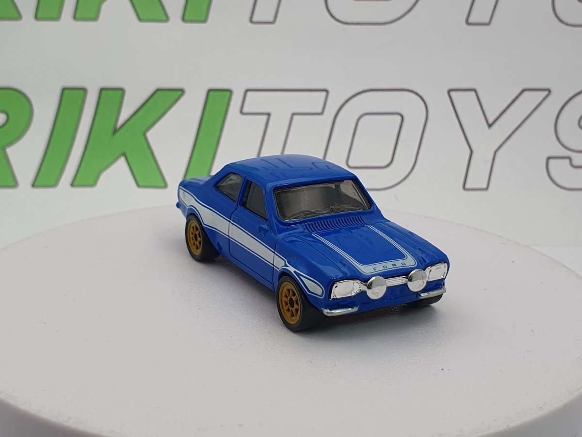 Ford Escort Rs MK1 Mattel 1/55 Blu 1970 - RikiToys - Mattel