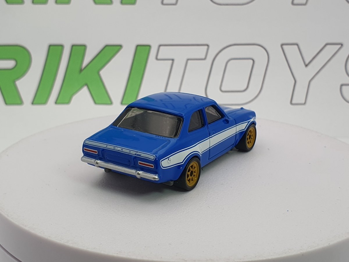 Ford Escort Rs MK1 Mattel 1/55 Blu 1970 - RikiToys - Mattel