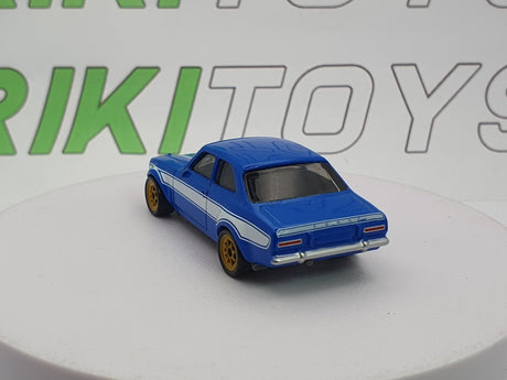 Ford Escort Rs MK1 Mattel 1/55 Blu 1970 - RikiToys - Mattel