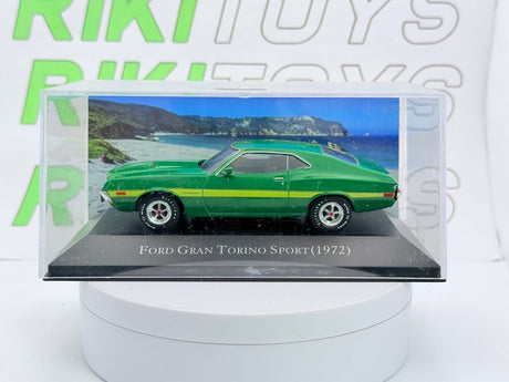 Ford Gran Torino Sport Edicola 1/43 Verde 1972 - RikiToys - Edicola