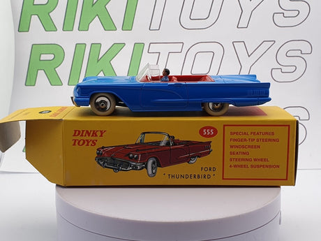 Ford Thunderbird Dinky - Atlas 1/43 Blu 1958 - RikiToys - Dinky - Atlas