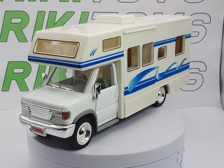 GMC Camper 1/43 Bianco - RikiToys - RikiToys#