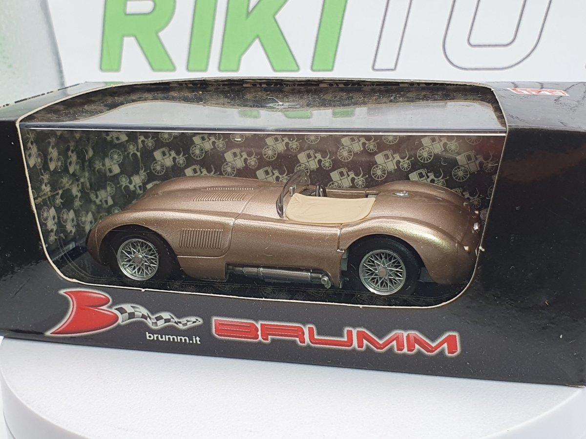 Jaguar C Type Brumm 1/43 Oro 1953 - RikiToys - Brumm