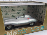 Jaguar D Type Brumm 1/43 Argento 1954 - RikiToys - Brumm