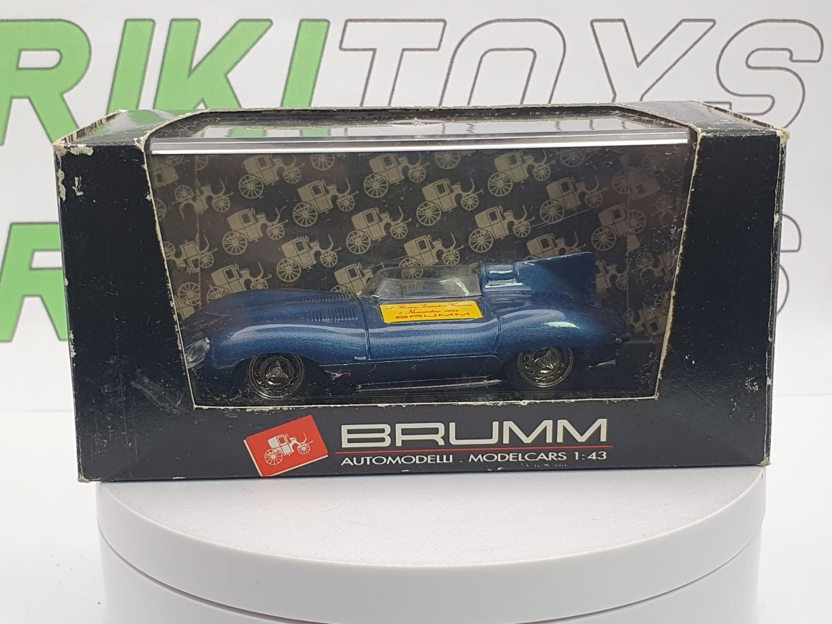 Jaguar D - Type Brumm 1/43 Blu 1954 - RikiToys - Brumm