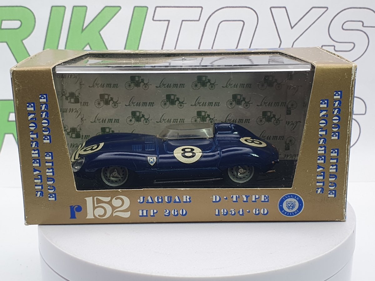 Jaguar D - Type Brumm 1/43 Blu 1954 - RikiToys - Brumm