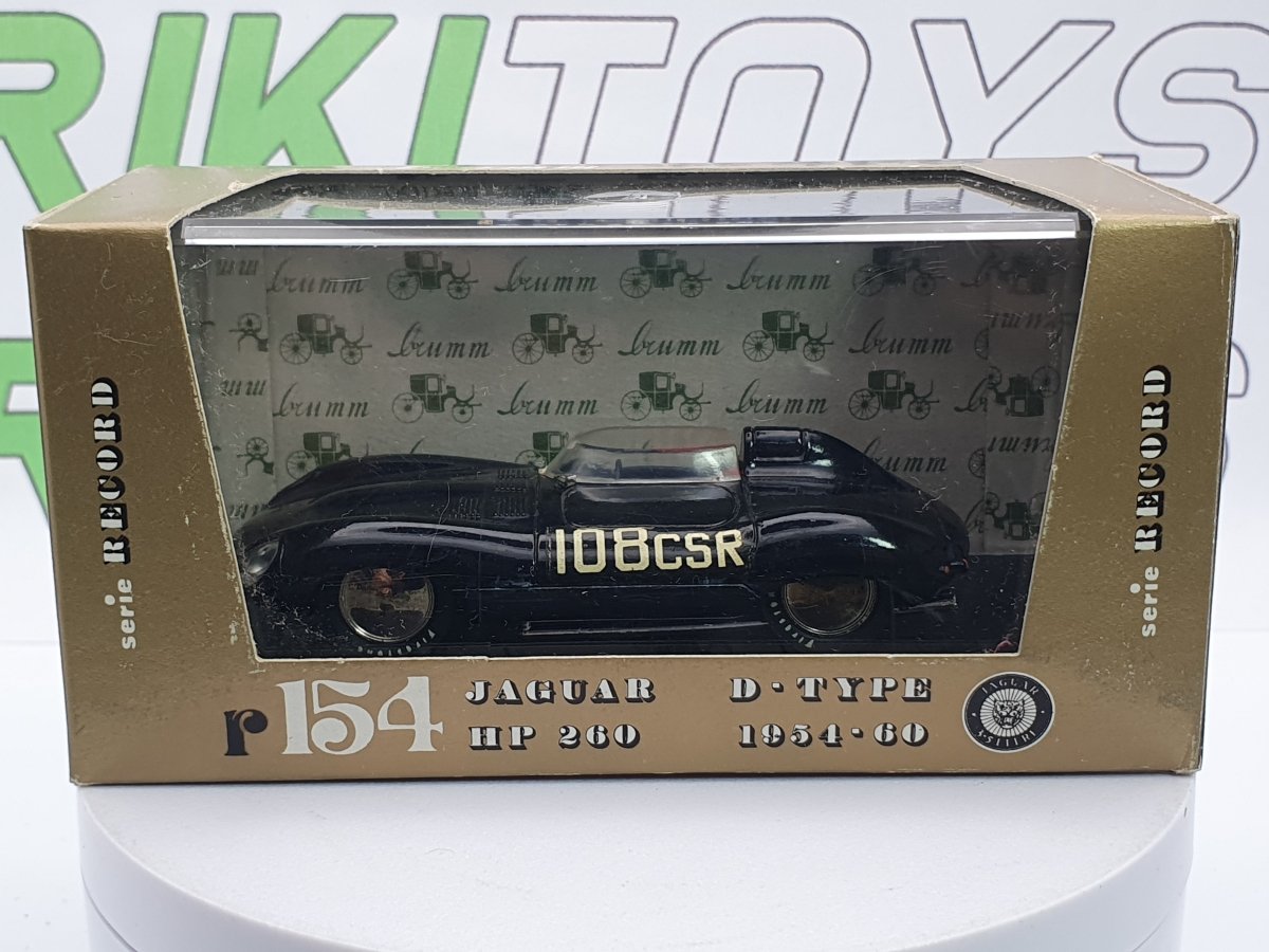 Jaguar D - Type Brumm 1/43 Nero 1984 - RikiToys - Brumm
