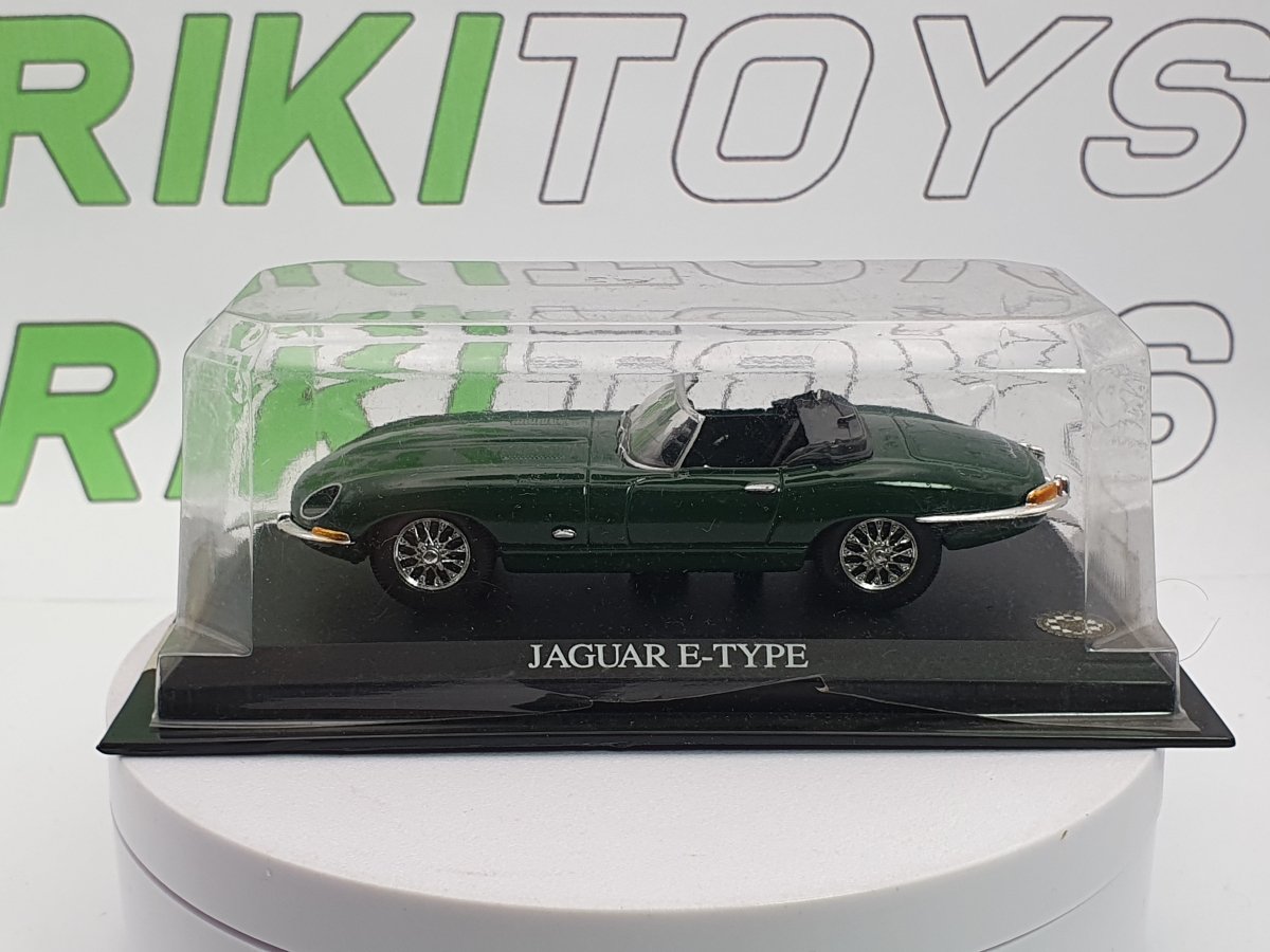 Jaguar E Type Del Prado 1/43 Verde 1961 - RikiToys - Del Prado