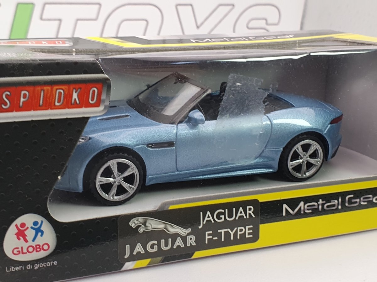 Jaguar F - Type Cabrio Spidko 1/43 Azzurro - RikiToys - Spidko