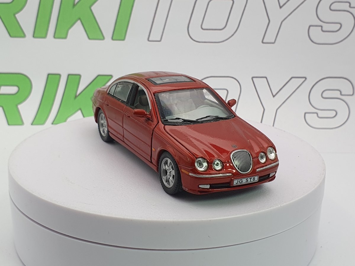 Jaguar S Type Cararama 1/43 Rosso met. - RikiToys - Cararama