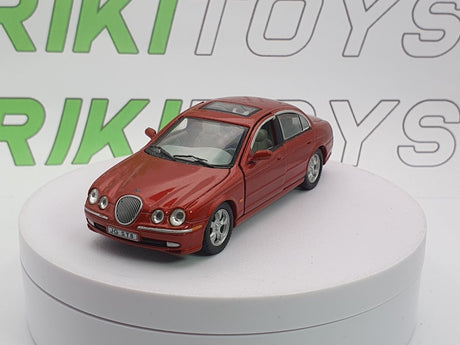 Jaguar S Type Cararama 1/43 Rosso met. - RikiToys - Cararama