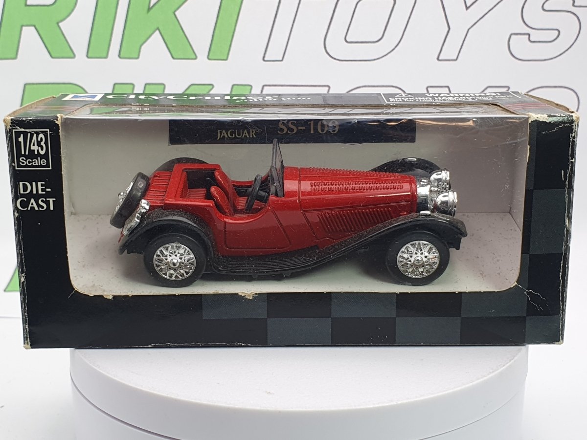 Jaguar SS 100 New Ray 1/43 Rosso 1936 - RikiToys - New Ray