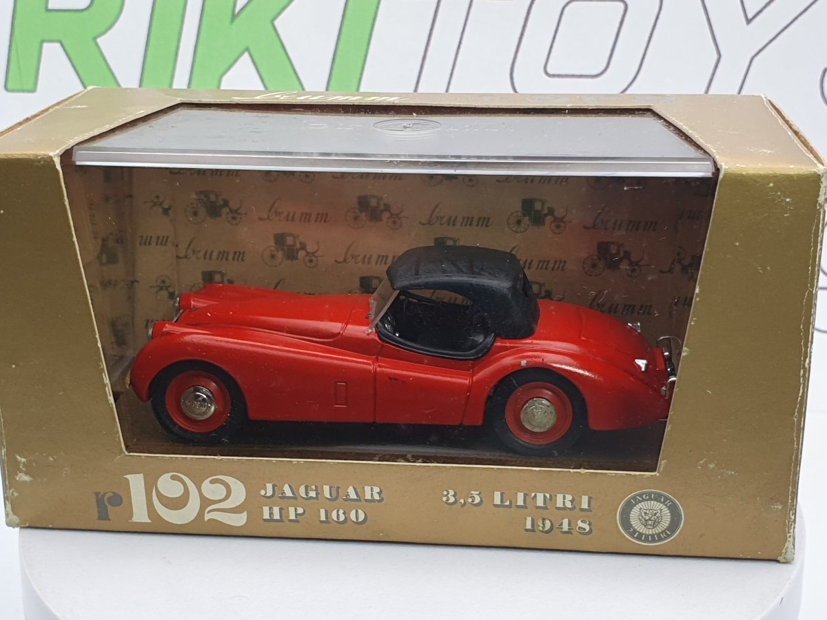 Jaguar XK 120 Cabrio Brumm 1/43 Rosso 1948 - RikiToys - Brumm