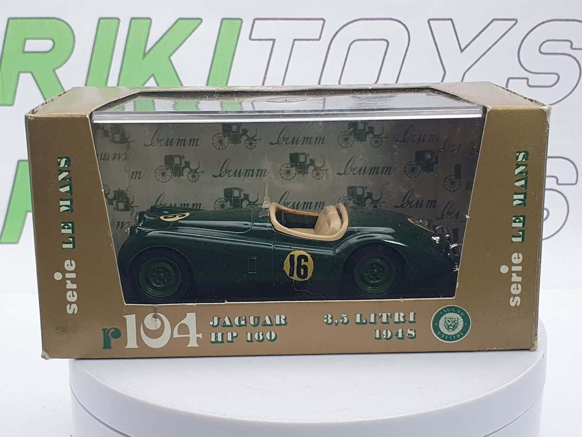 Jaguar XK 120 Cabrio Brumm 1/43 Verde 1948 - RikiToys - Brumm
